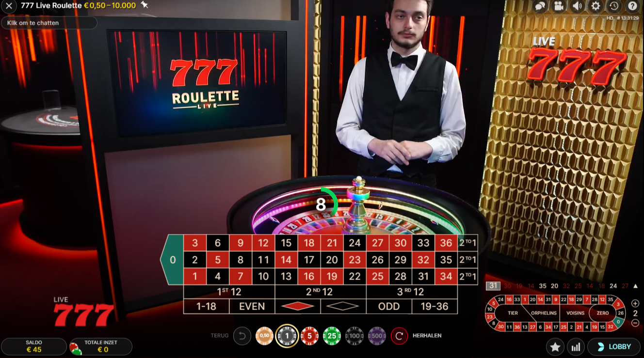 live roulette